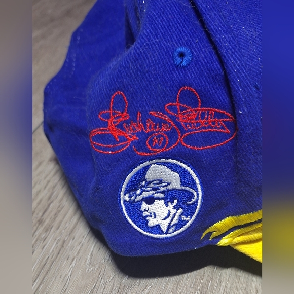 Vintage Richard Petty #43 Pinwheel Snapback Hat Norton Nascar - Picture 3 of 8